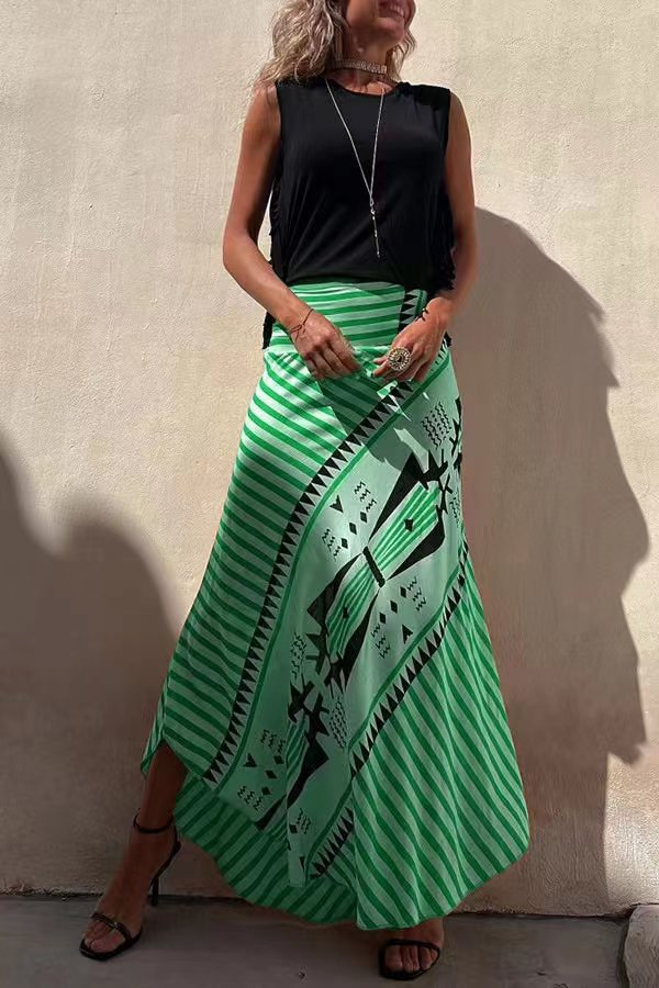 Lysanne | Comfy Elastische taille Maxi Rok