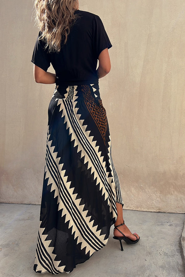 Lysanne | Comfy Elastische taille Maxi Rok