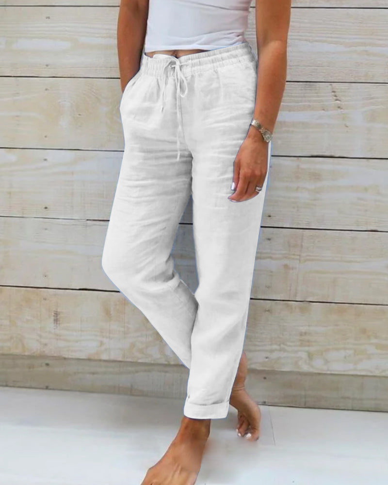 Lyla | Comfy Linnen broek
