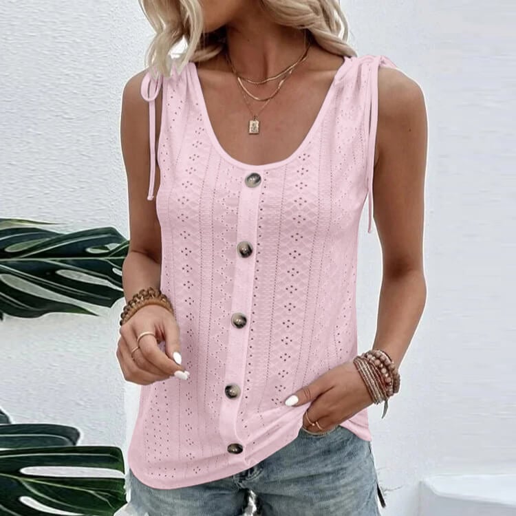 Saffra | Comfy Shirt met ronde hals