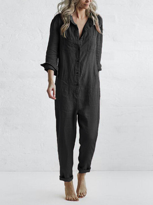 Mila | Comfortabele jumpsuit met volledige mouwen