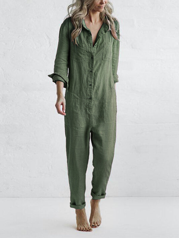 Mila | Comfortabele jumpsuit met volledige mouwen