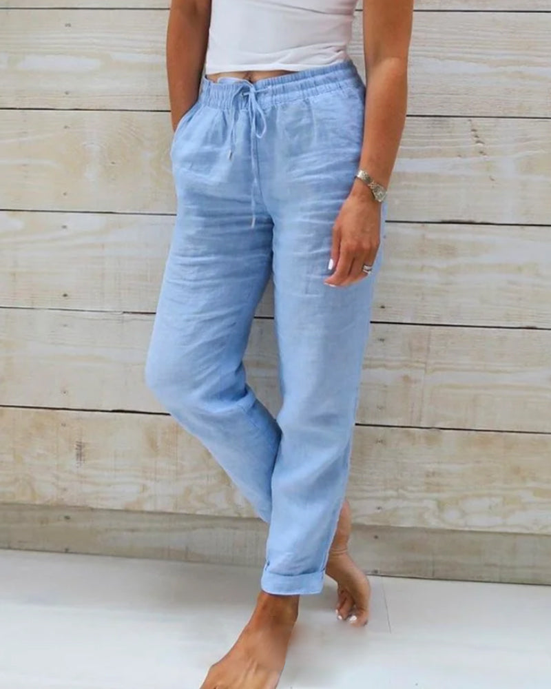 Lyla | Comfy Linnen broek