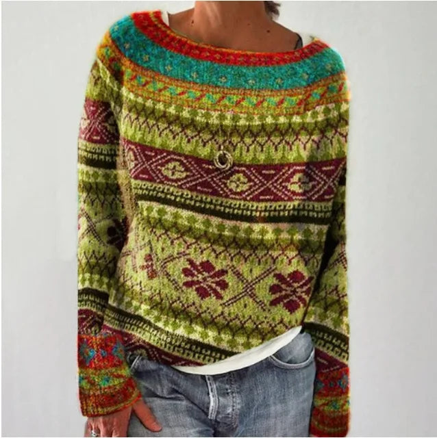 Leuma | Comfy trui in traditionele stijl