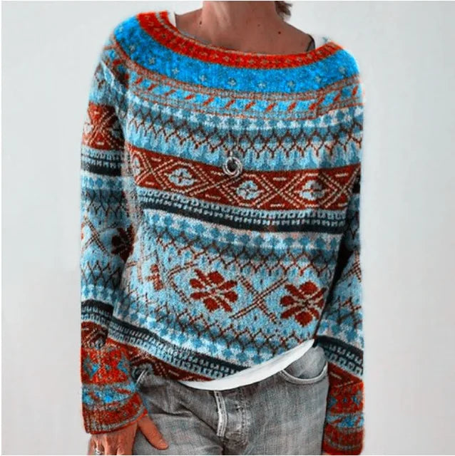 Leuma | Comfy trui in traditionele stijl