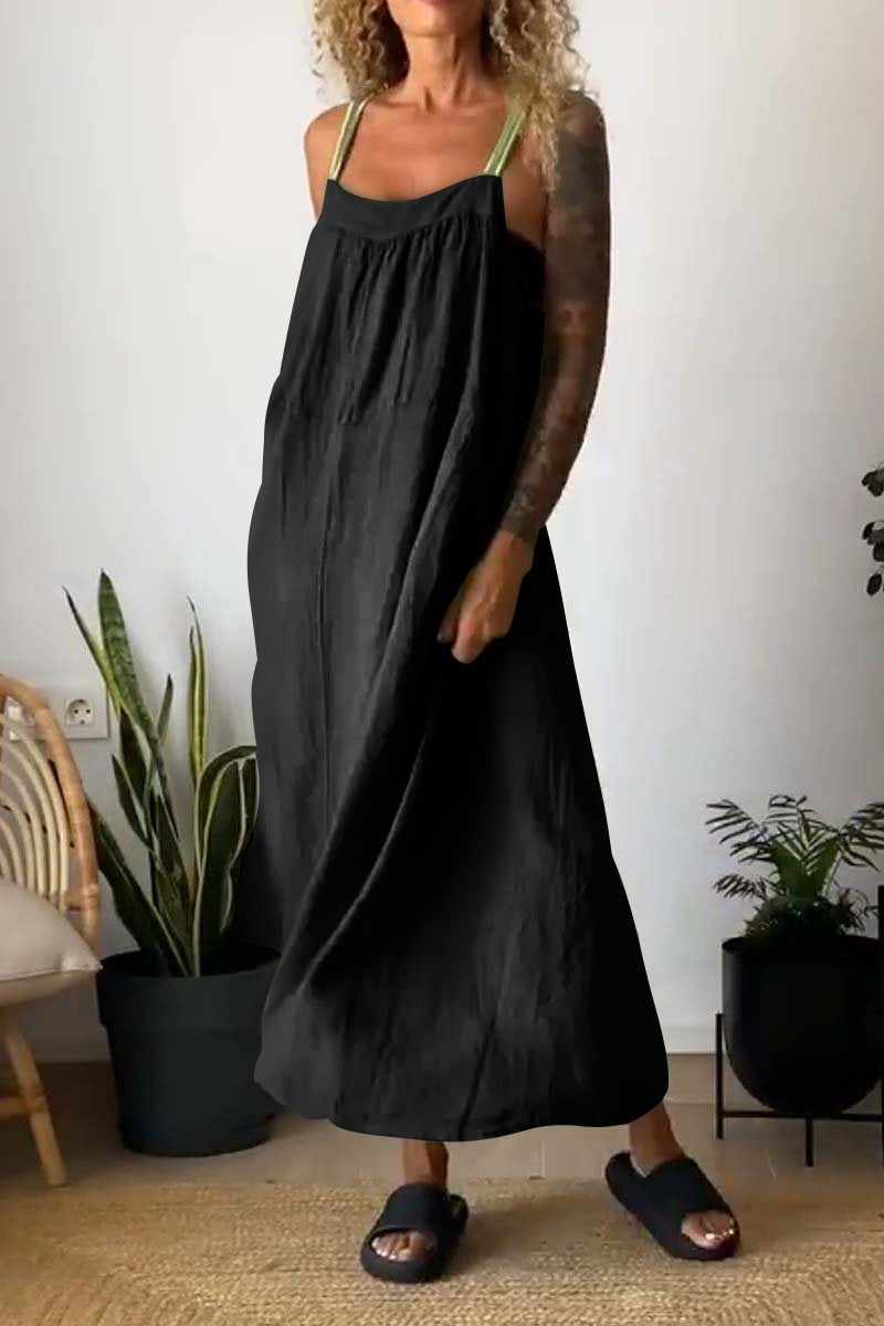 Noë | Comfy losse jarretel jurk
