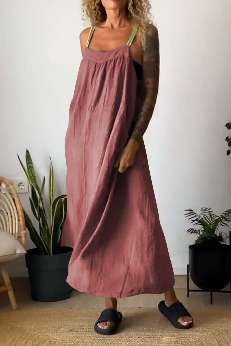 Noë | Comfy losse jarretel jurk