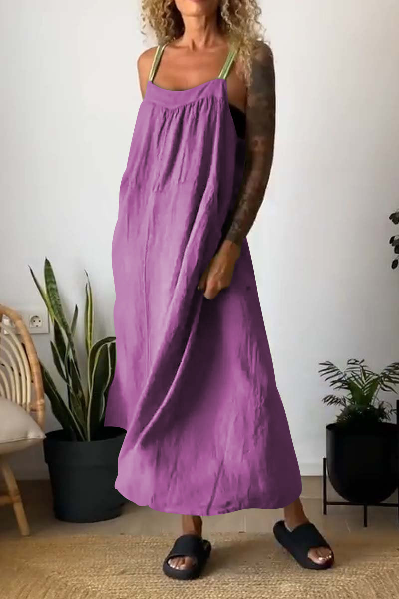 Noë | Comfy losse jarretel jurk