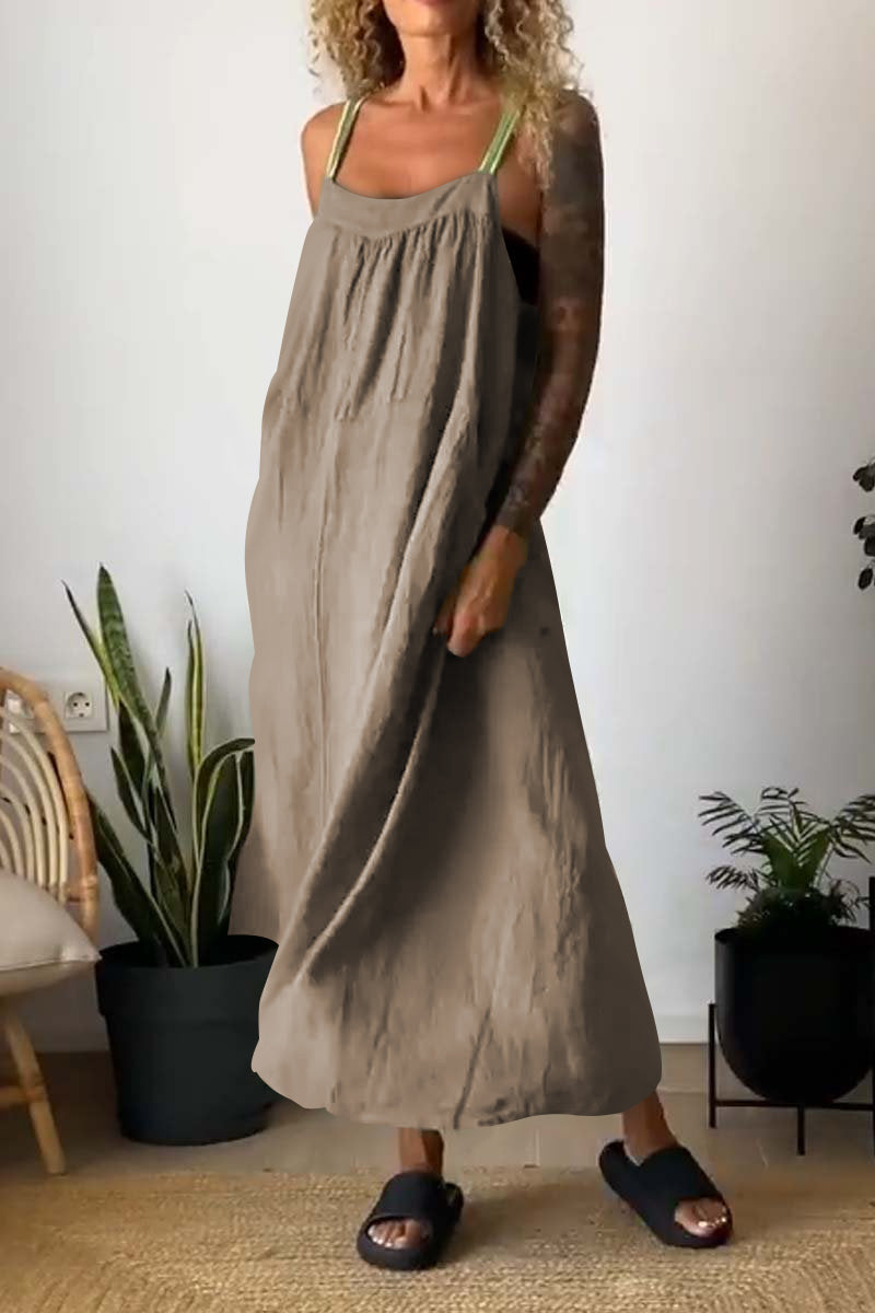 Noë | Comfy losse jarretel jurk