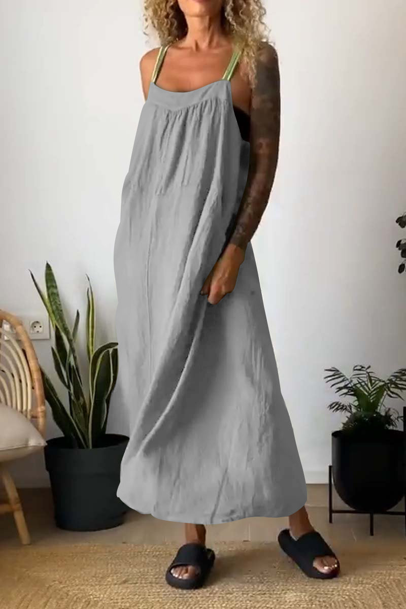 Noë | Comfy losse jarretel jurk