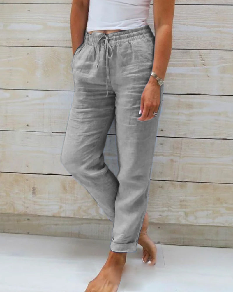 Lyla | Comfy Linnen broek