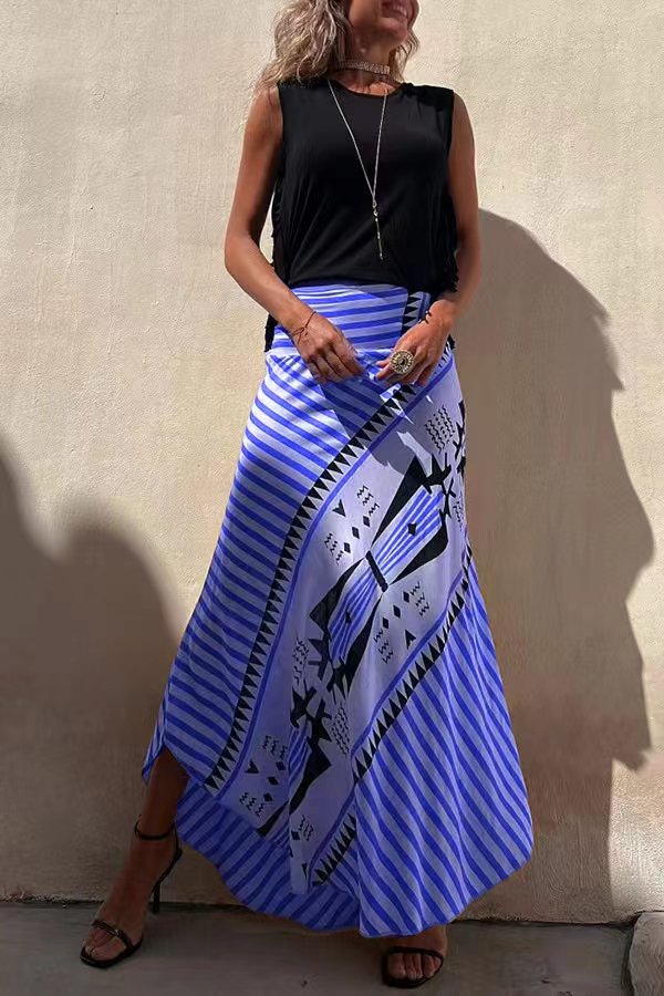 Lysanne | Comfy Elastische taille Maxi Rok