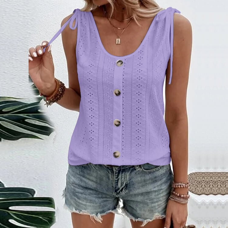 Saffra | Comfy Shirt met ronde hals