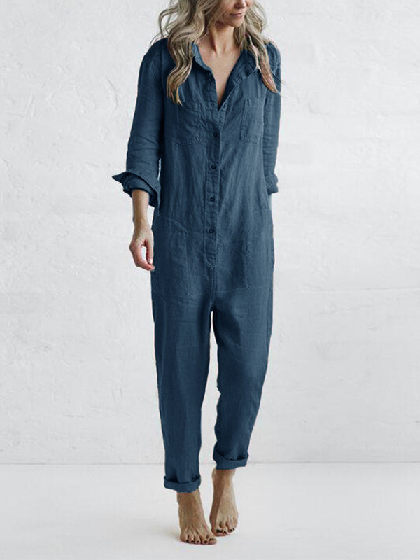 Mila | Comfortabele jumpsuit met volledige mouwen