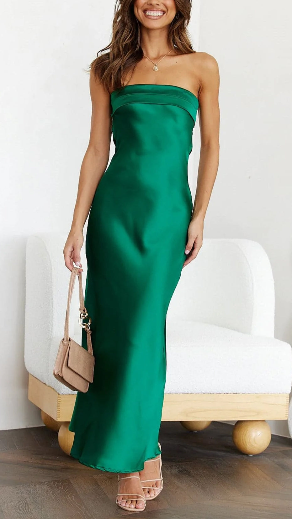 Romy | Elegante Satin Jurk