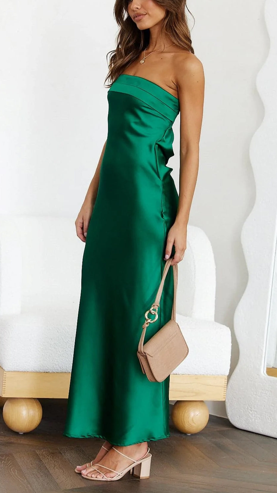 Romy | Elegante Satin Jurk