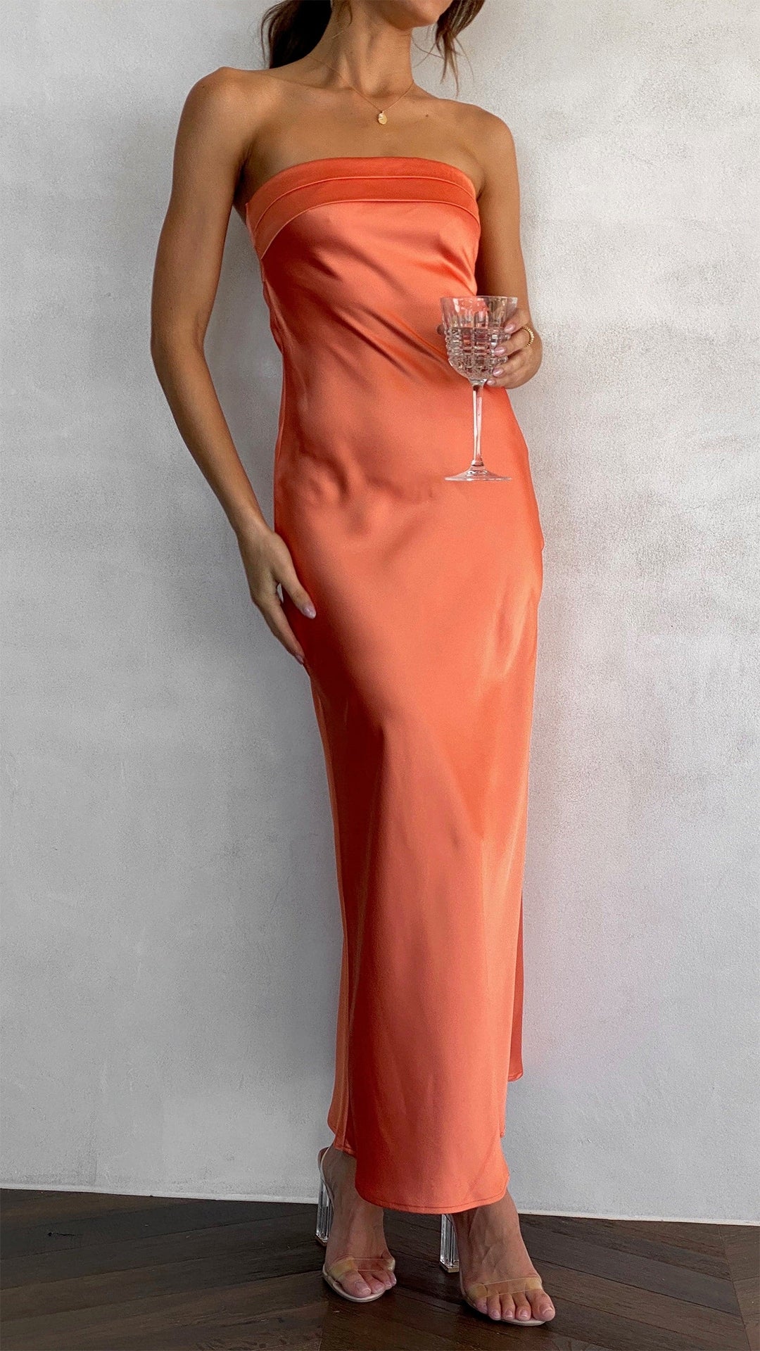 Romy | Elegante Satin Jurk