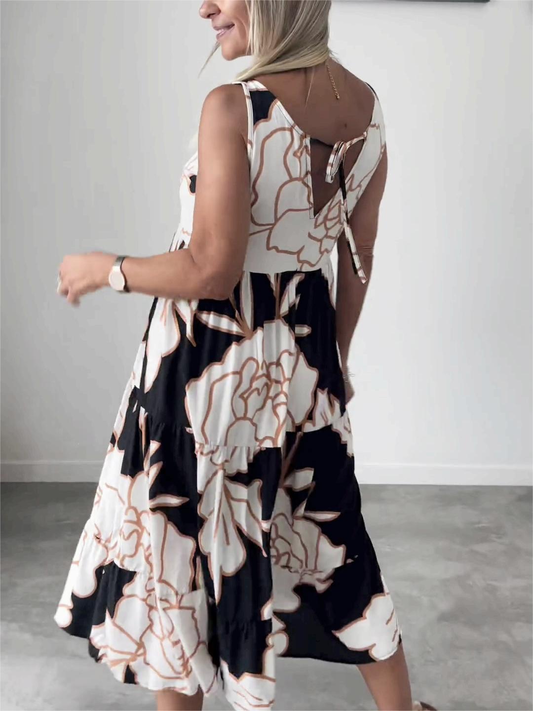 Aveline | Stijlvolle Bloemenprint Jurk