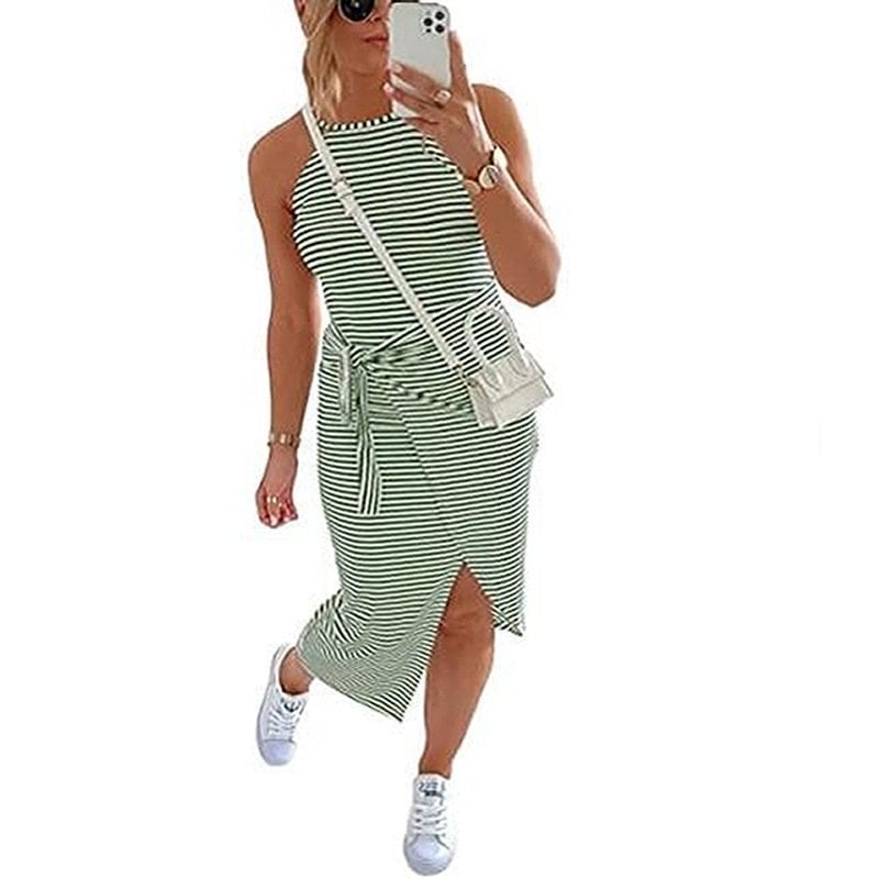 Saela | Comfy Mouwloze zomer jurk