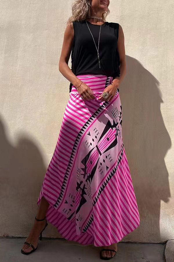 Lysanne | Comfy Elastische taille Maxi Rok