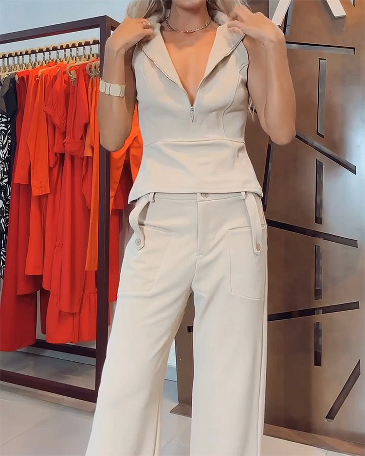 Mara | Comfy Rits Top & Broek Set