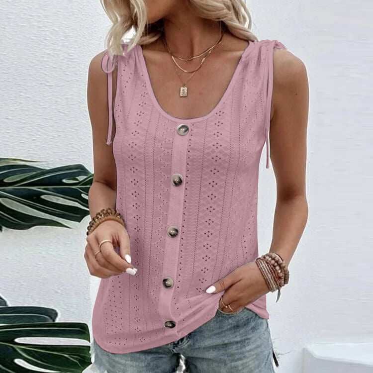 Saffra | Comfy Shirt met ronde hals