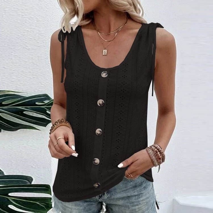 Saffra | Comfy Shirt met ronde hals