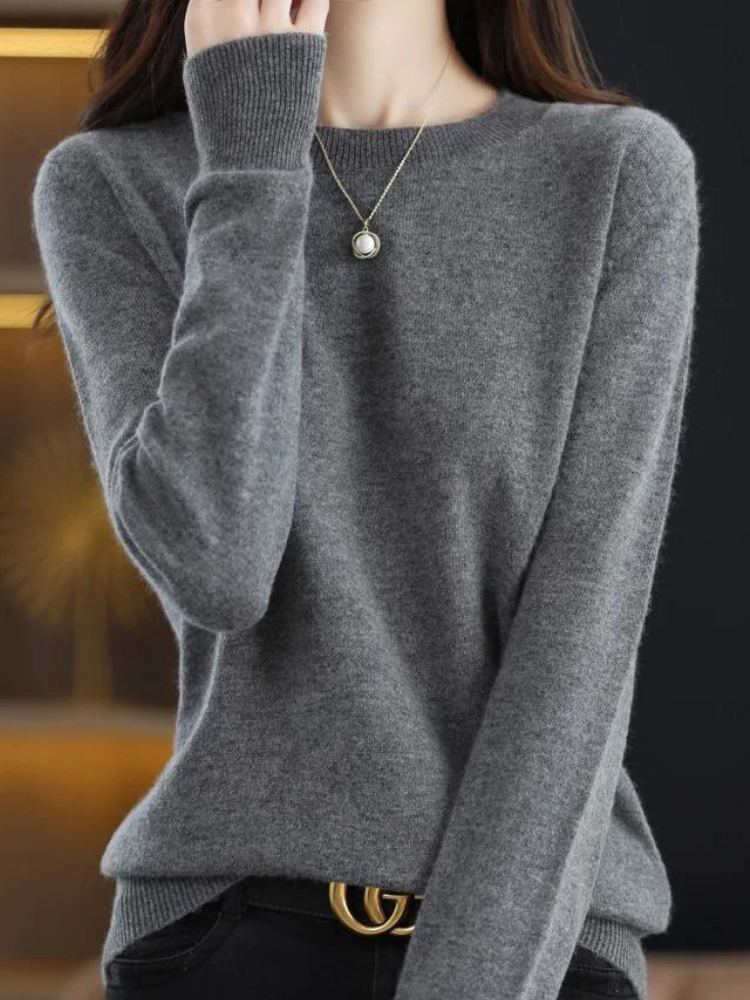 Merino | Comfy wollen trui met lange mouwen