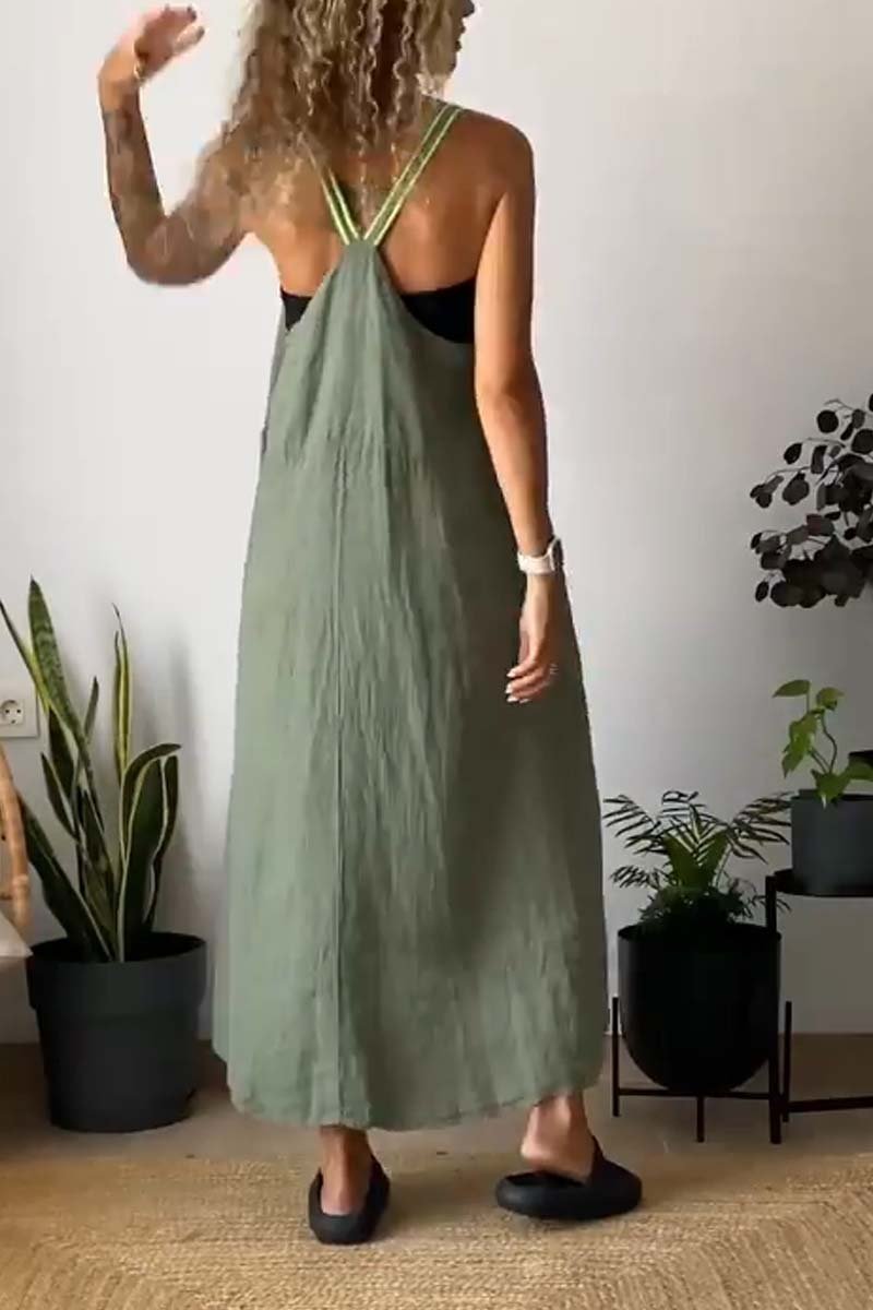 Noë | Comfy losse jarretel jurk