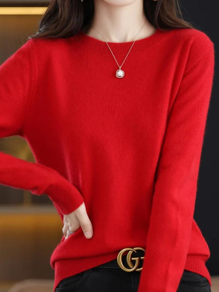 Merino | Comfy wollen trui met lange mouwen