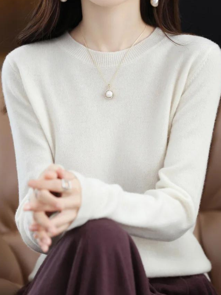 Merino | Comfy wollen trui met lange mouwen