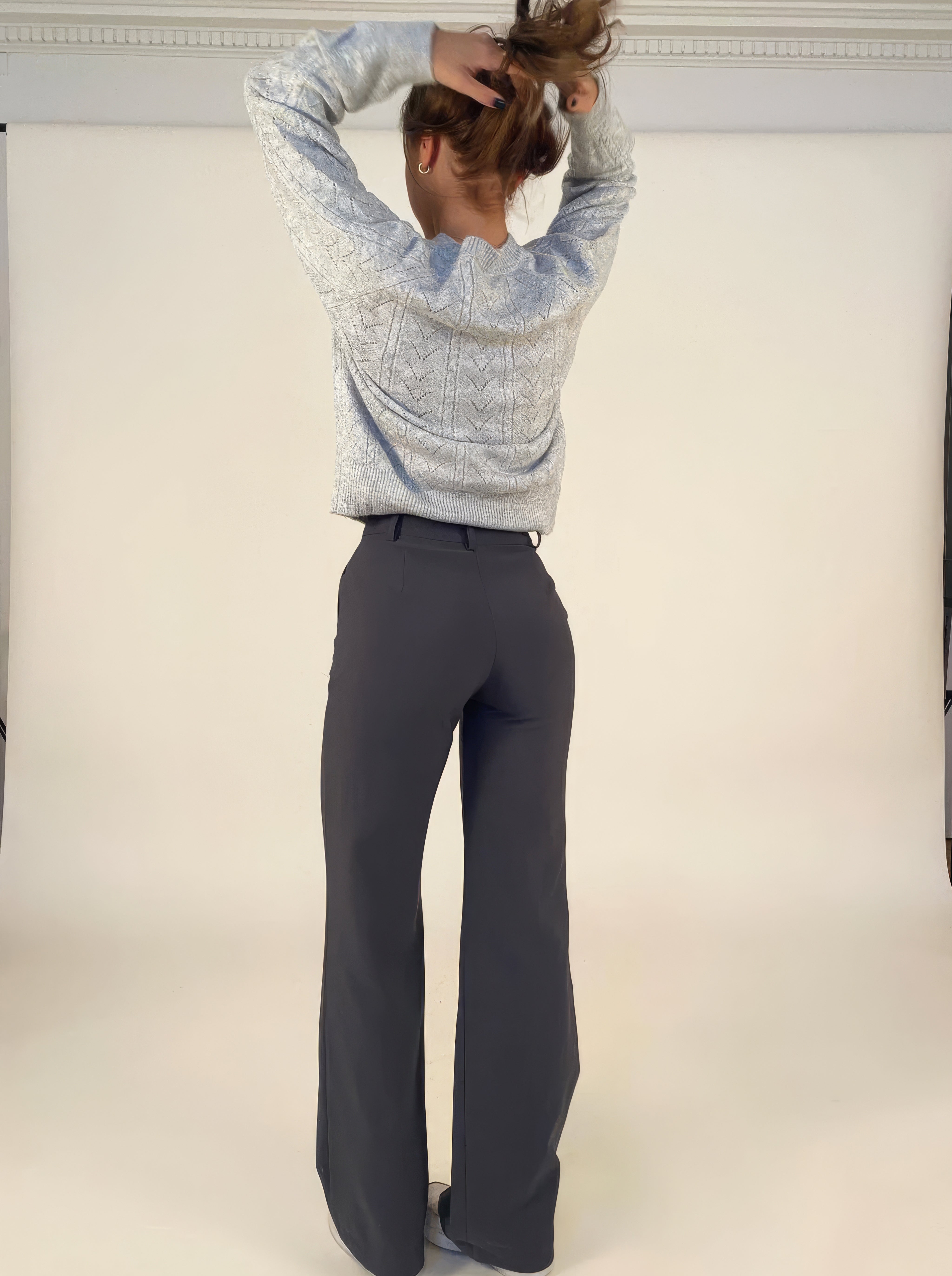 Suzanne | Elegante Comfortabele wijde broek