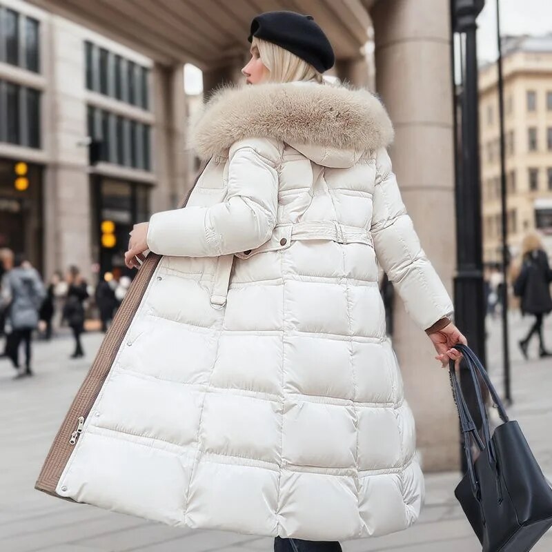 Eliane | Elegante Parka Lange Jas