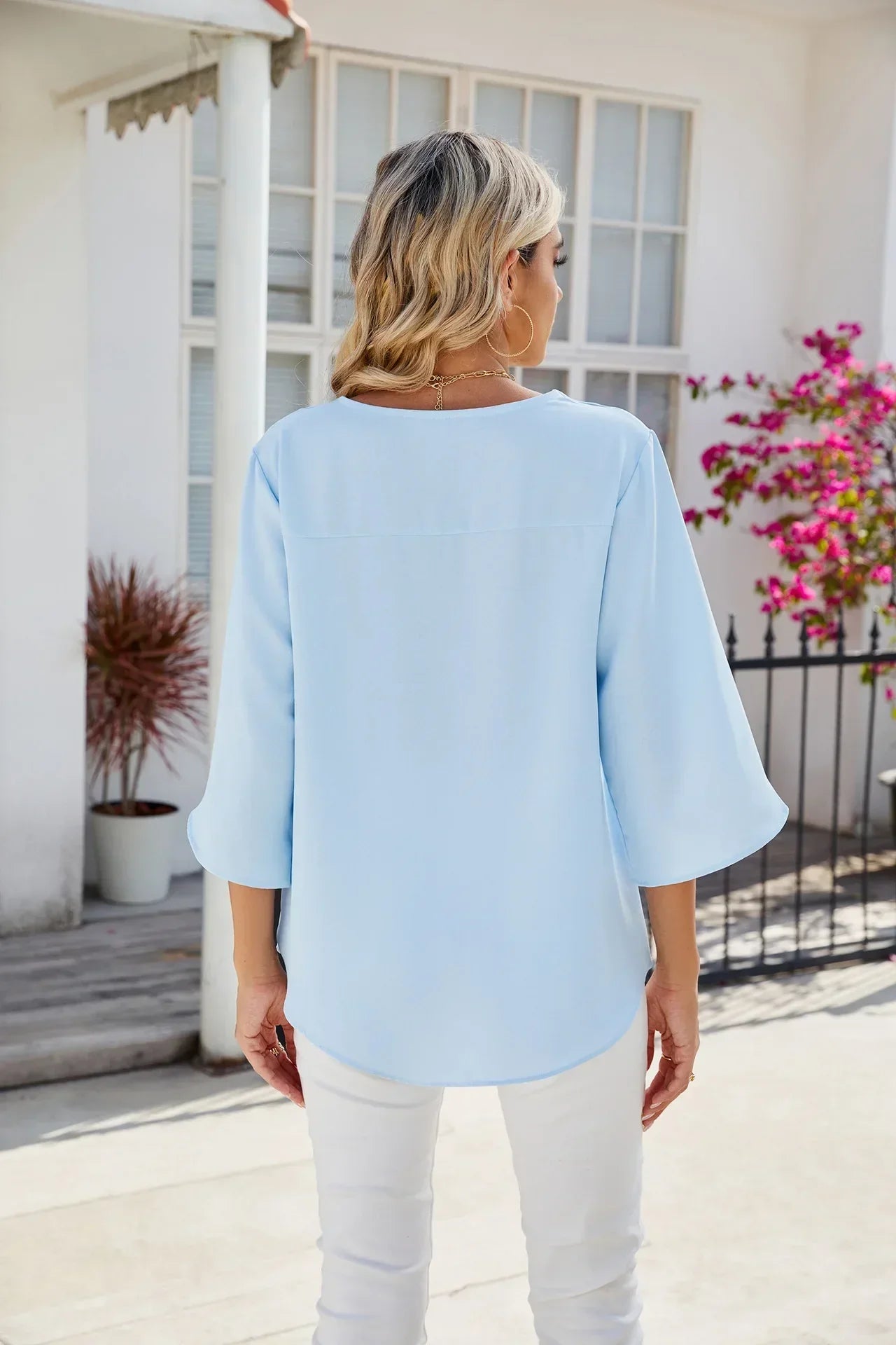 Sophie | Elegante Blouse met V-hals