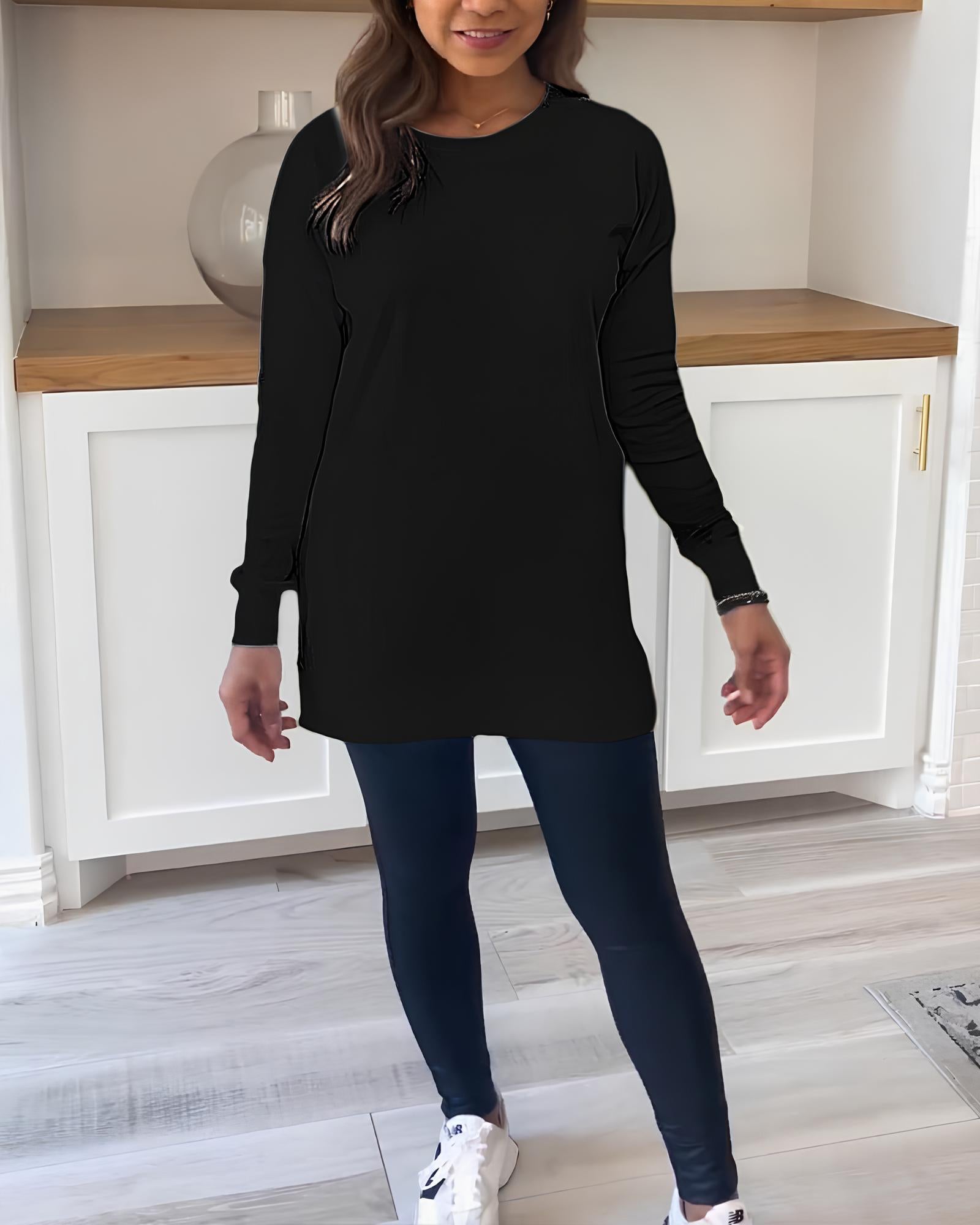 Danity | Comfy top met lange mouwen