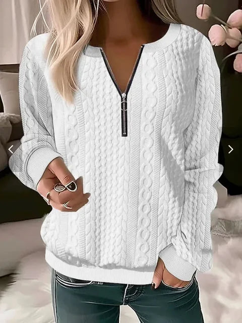 Flake | Elegant women's sweater with v-neck