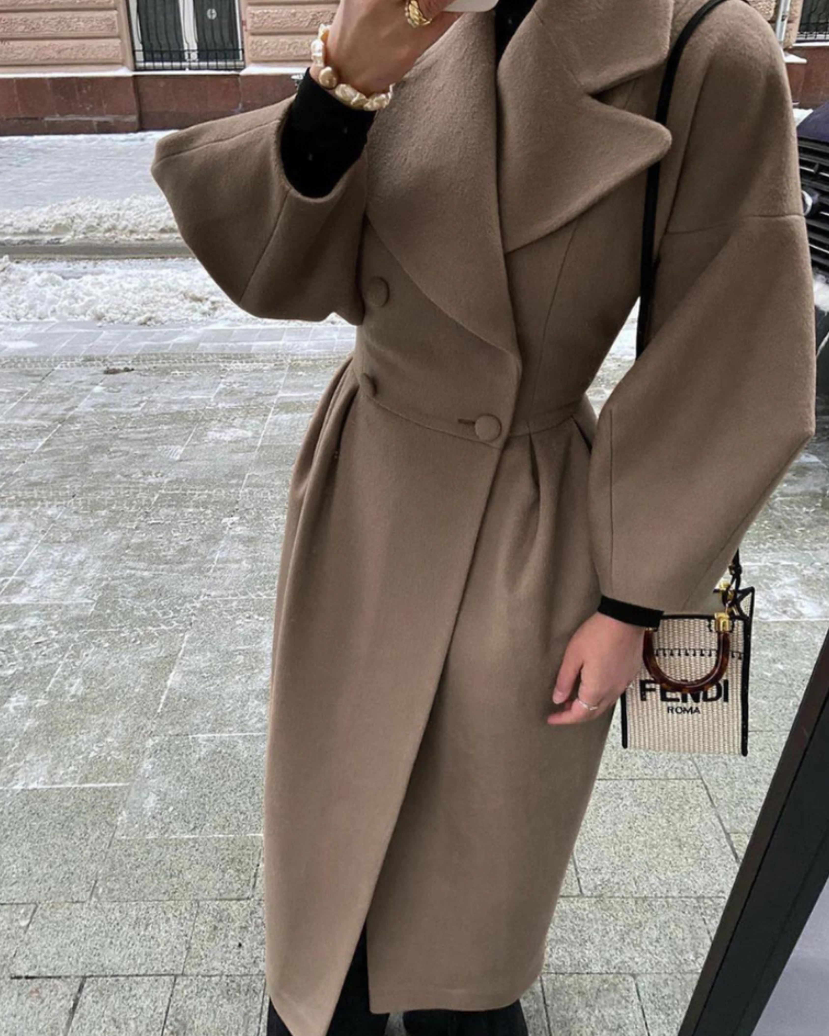 Eleganza  | Elegante Luxueuze Trench Coat