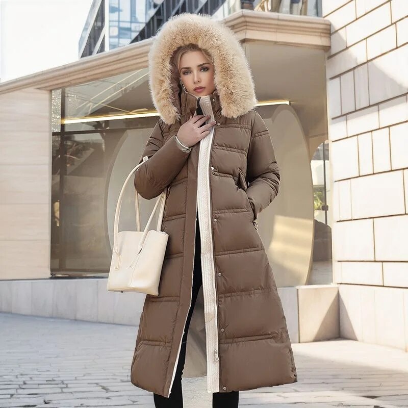 Eliane | Elegante Parka Lange Jas