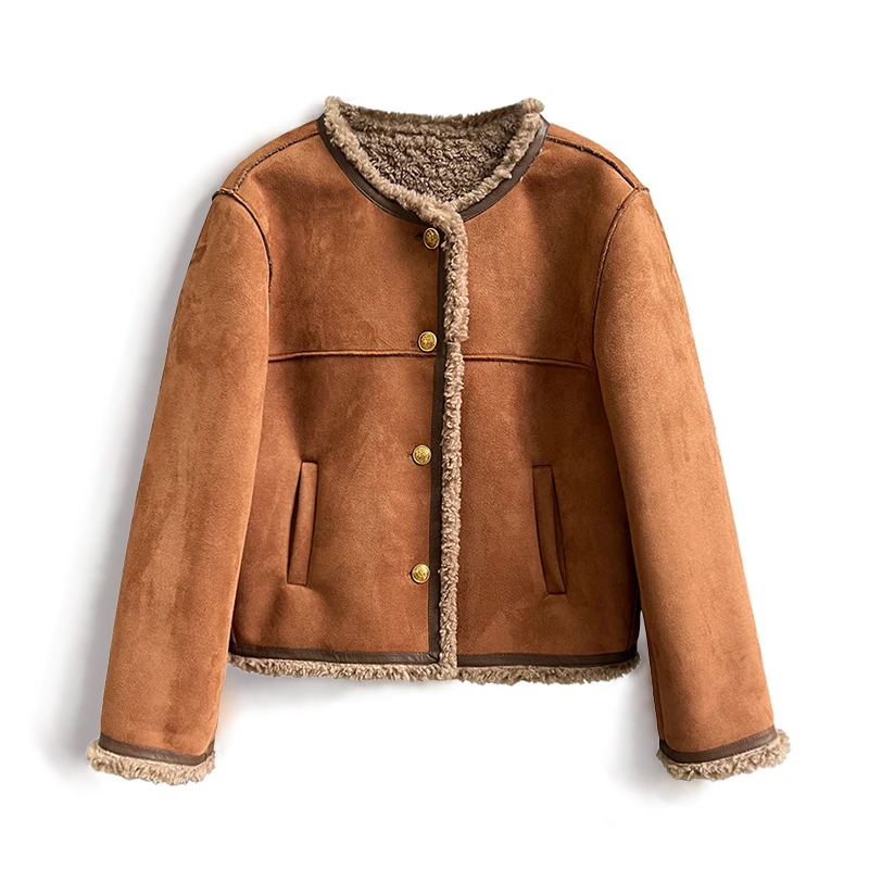 Freya | Elegante Sherpa dames winter jas