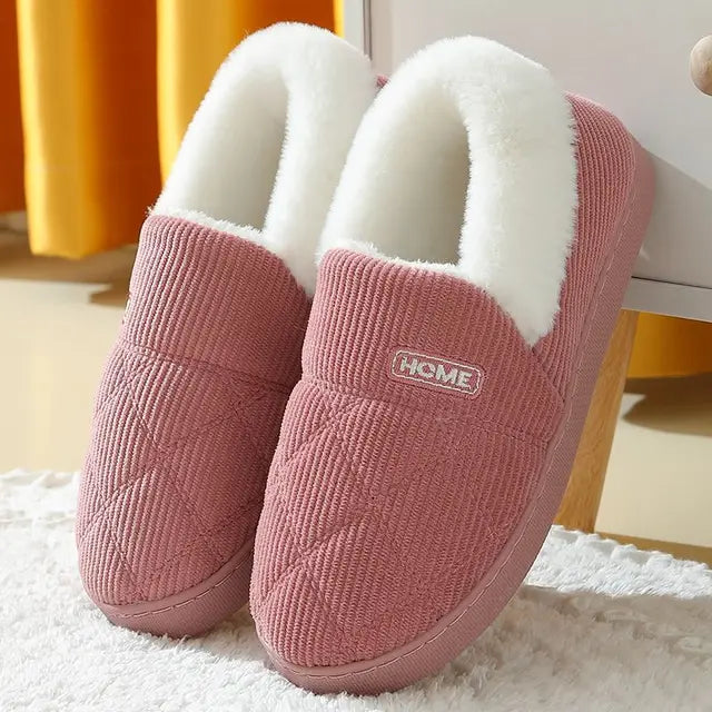 Naomi | Comfy Katoenen winter pantoffels