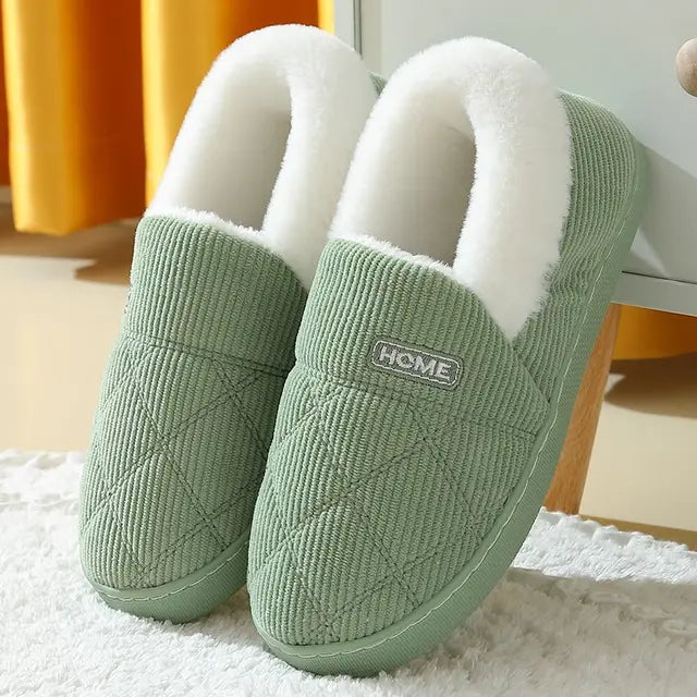 Naomi | Comfy Katoenen winter pantoffels