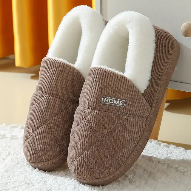 Naomi | Comfy Katoenen winter pantoffels