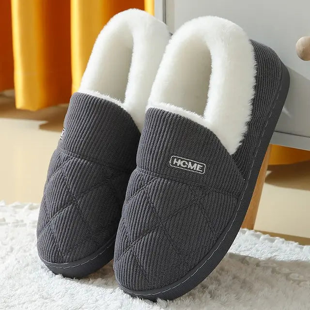 Naomi | Comfy Katoenen winter pantoffels