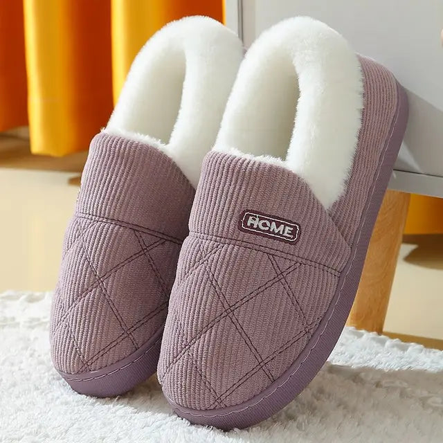 Naomi | Comfy Katoenen winter pantoffels