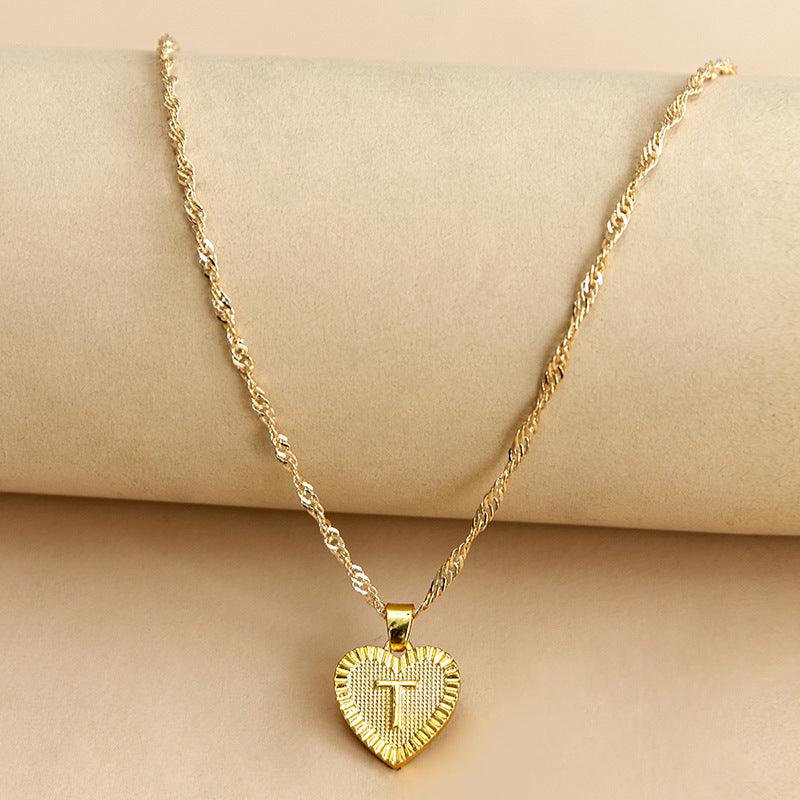 Isabelle - Initiaal Hart Hanger Ketting