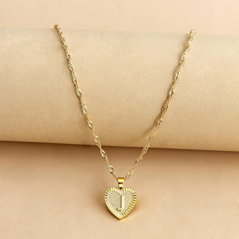 Isabelle - Initiaal Hart Hanger Ketting