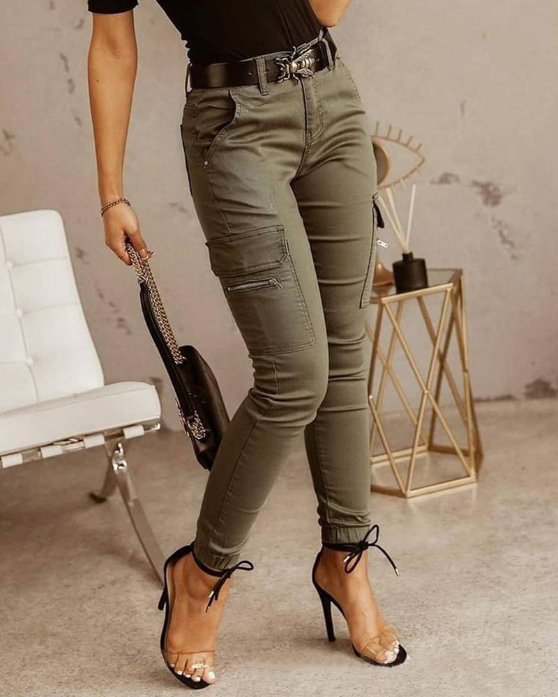 Lisanneke | Elegante Stijlvolle Cargo Broek