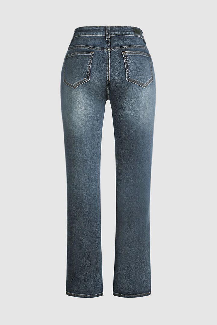 Zinnia | Elegante Jeans met middelste taille