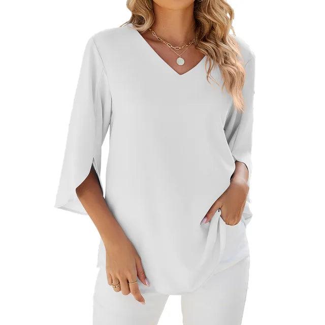 Sophie | Elegante Blouse met V-hals