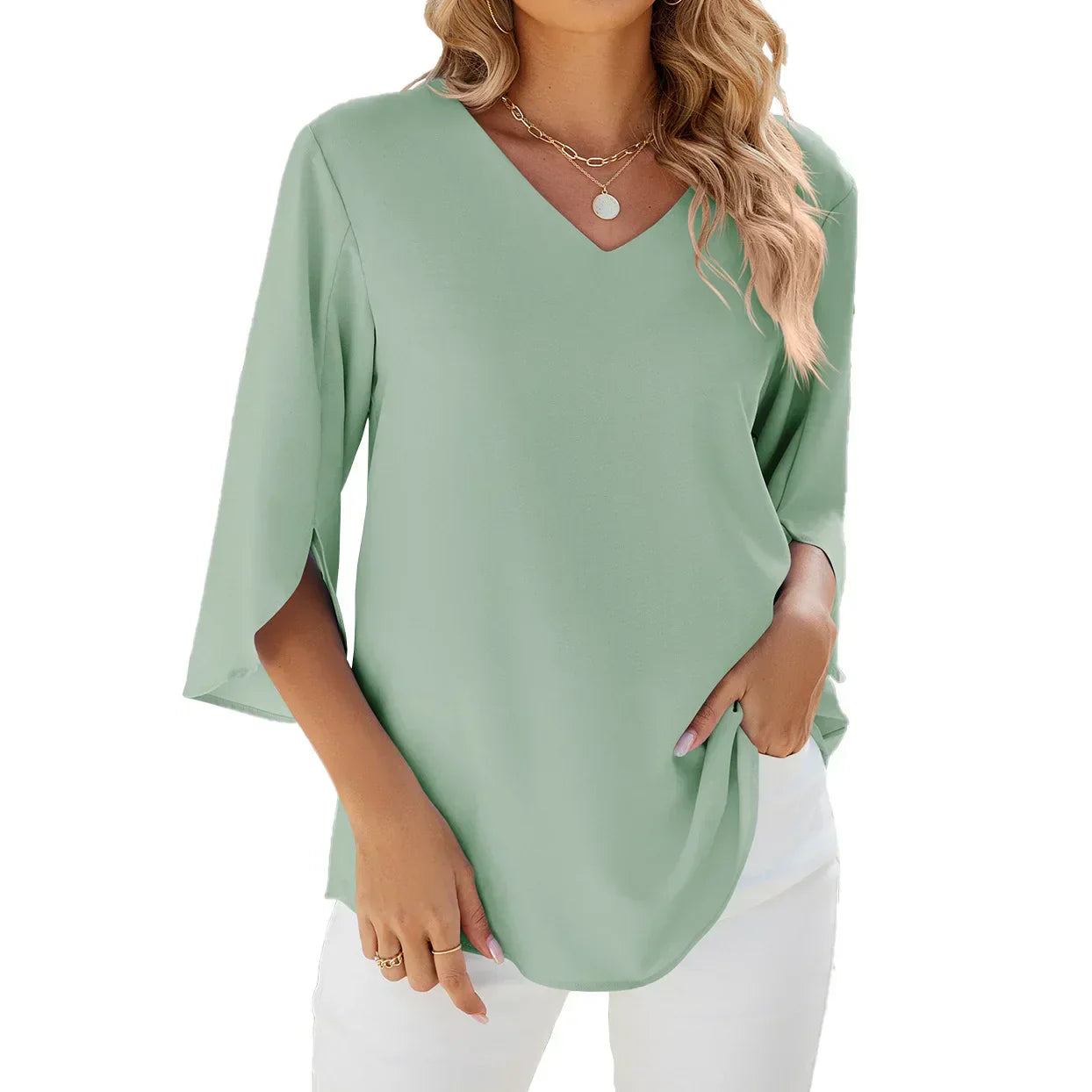 Sophie | Elegante Blouse met V-hals